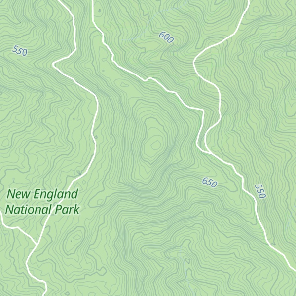 Map of Blue Knob