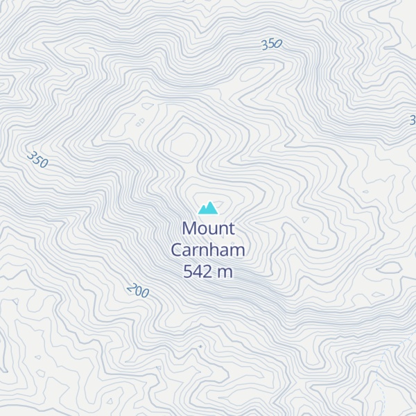 Map of Mount Carnham