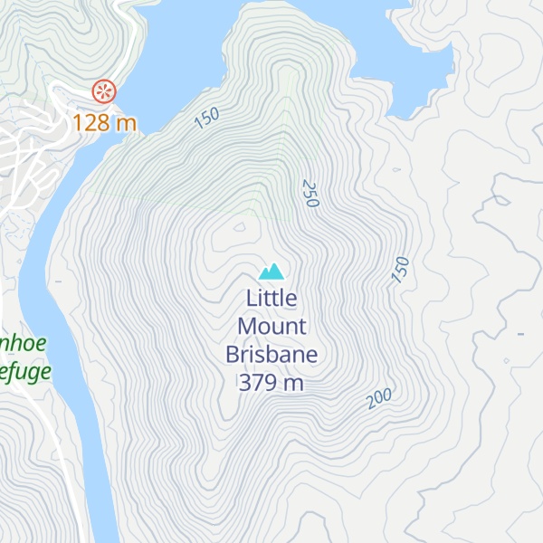 Map of Little Mount Brisbane