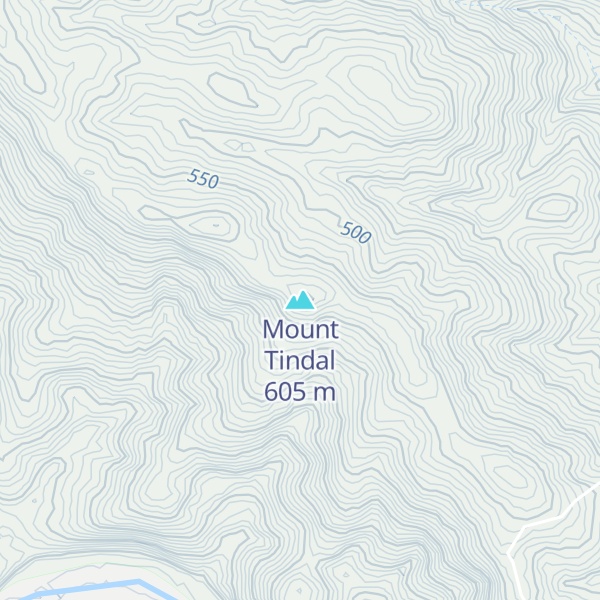 Map of Mount Tindal