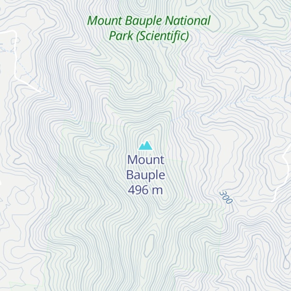 Map of Mount Bauple
