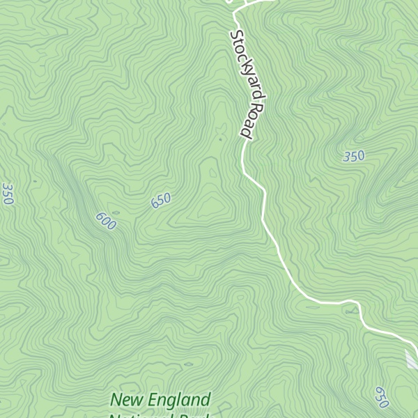 Map of Stockmans Mountain