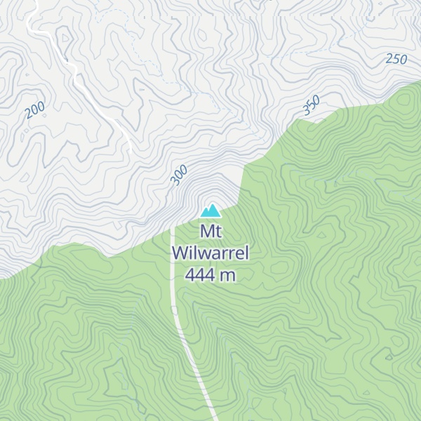 Map of Mt Wilwarrel