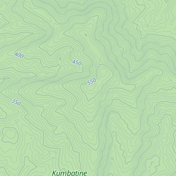 Map of Mount Kippara