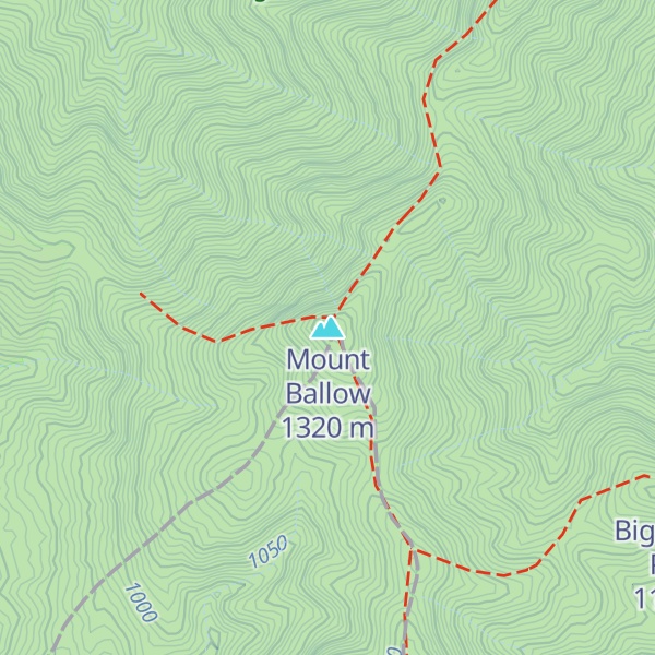Map of Mount Ballow