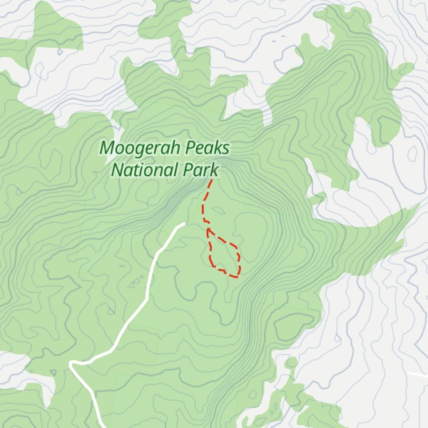 Map of Mount French (North Peak)