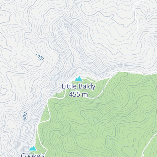 Map of Little Baldy