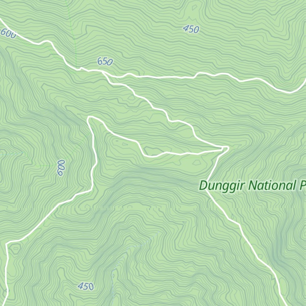 Map of Bowra Sugarloaf