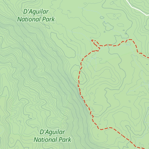 Map of Nth of Mt Byron