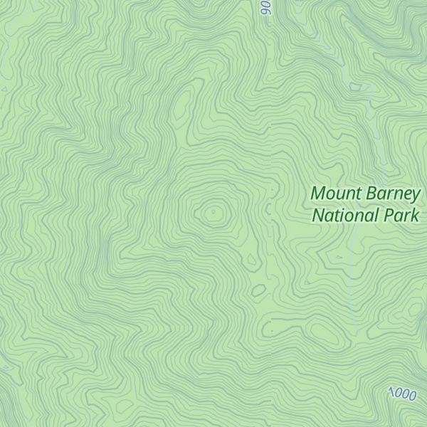 Map of Gwyalla Peak