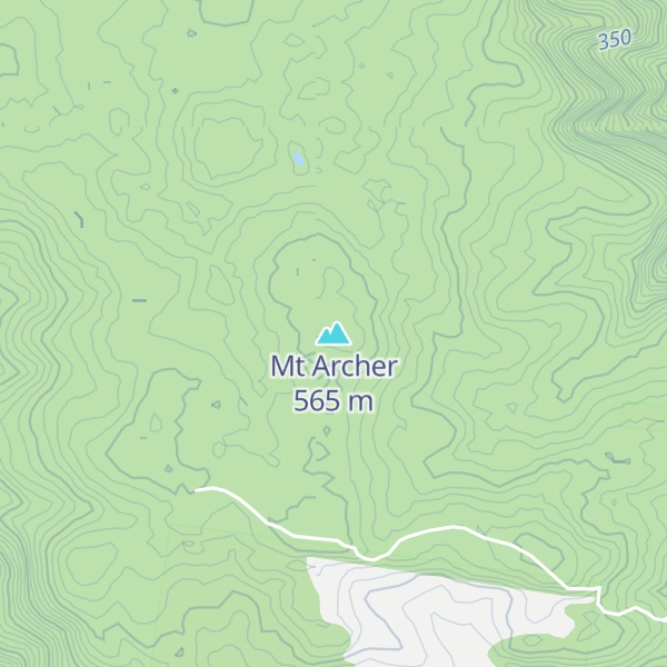 Map of Mt Archer
