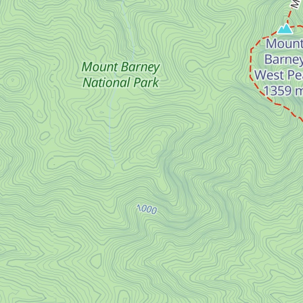 Map of Burrajum Peak