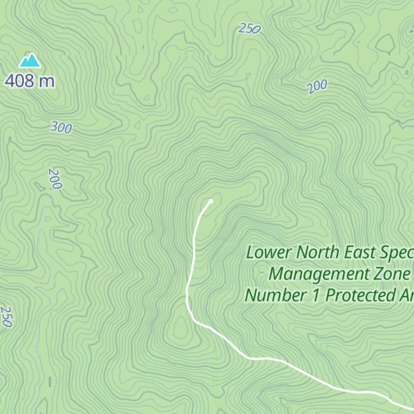 Map of Mount Cairncross