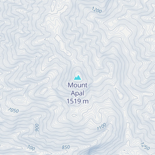 Map of Mount Apal