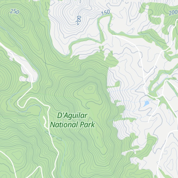 Map of Mount Delaney