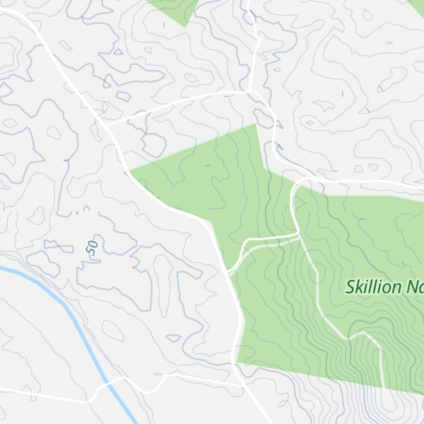 Map of Mount Skillion