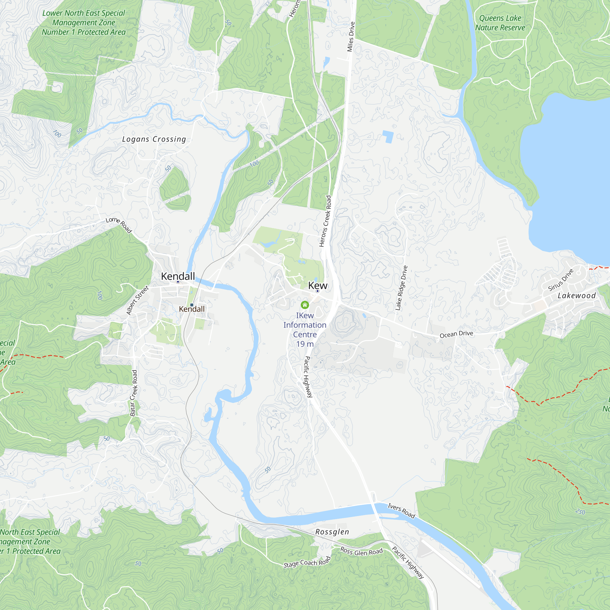 IKew Information Centre map