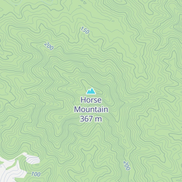 Map of Horse Mountain
