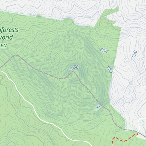 Map of Mount Lindesay