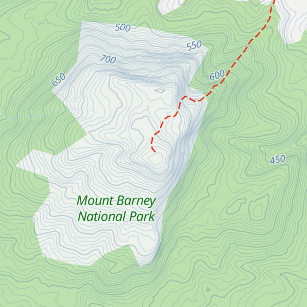 Map of Mount Maroon