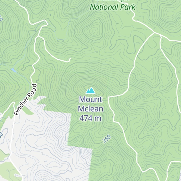 Map of Mount Mclean
