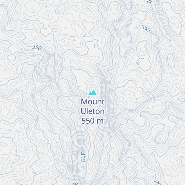 Map of Mount Uleton