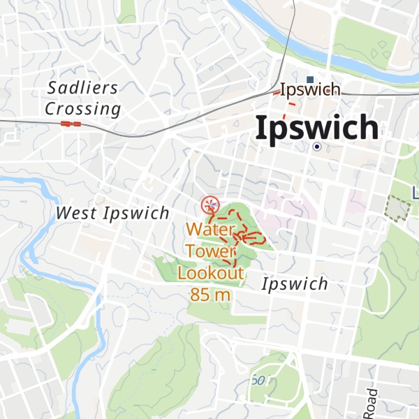 Map of Denmark Hill