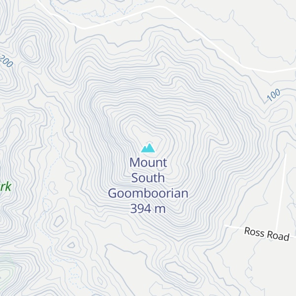 Map of Mount South Goomboorian