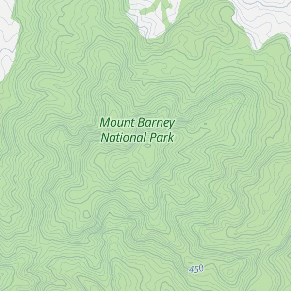 Map of Mount Gillies
