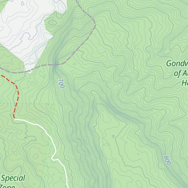 Map of Glennies Chair