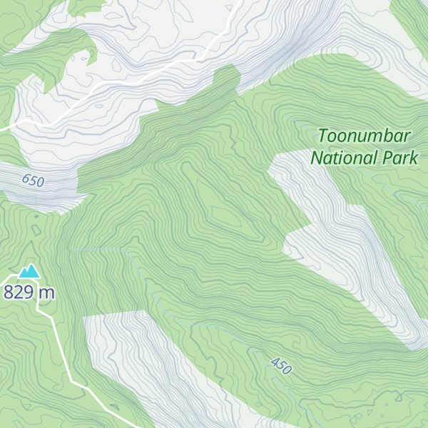 Map of Middle Mount