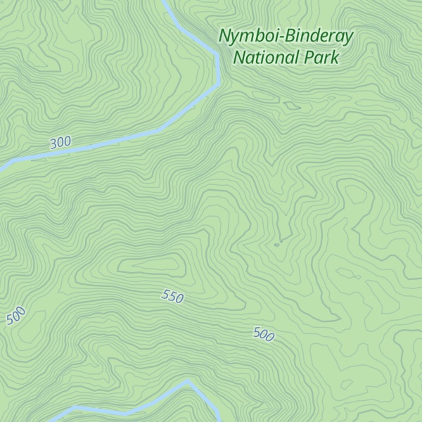 Map of Pilots Knob