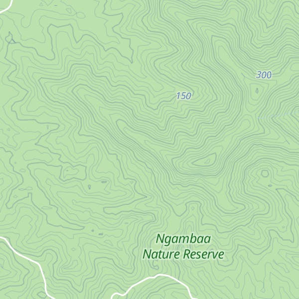 Map of Bulls Knob