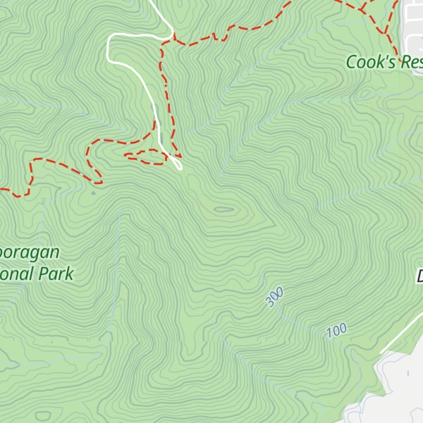 Map of North Brother