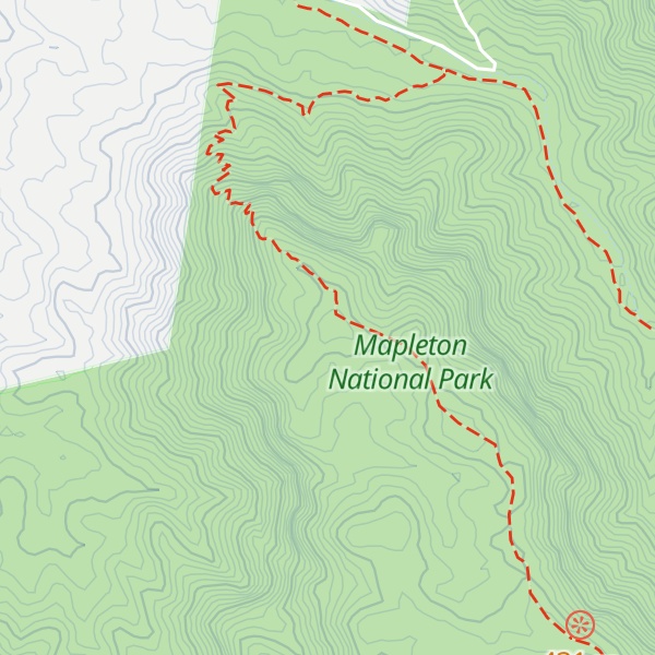 Map of Mount Thilba Thalba