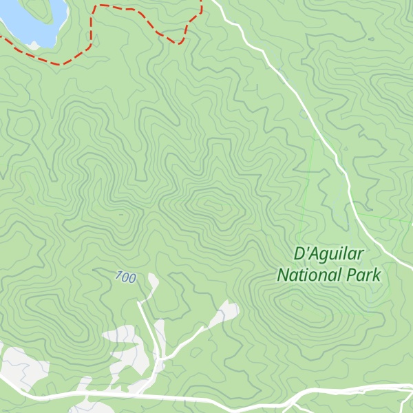 Map of Dandys Knob