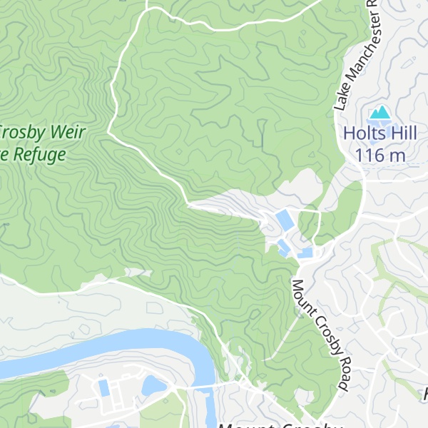 Map of Mount Crosby