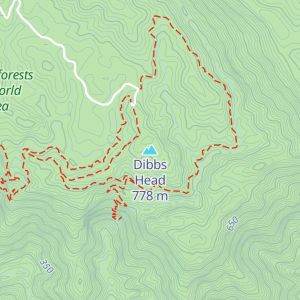 Map of Dibbs Head