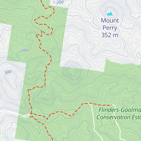 Map of Mount Blaine