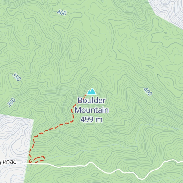 Map of Boulder Mountain