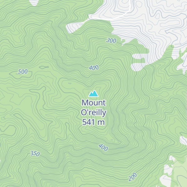 Map of Mount O'reilly