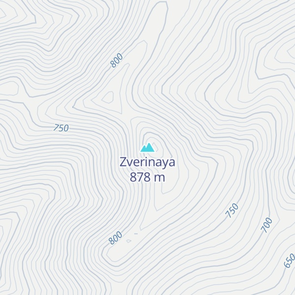 Map of Zverinaya