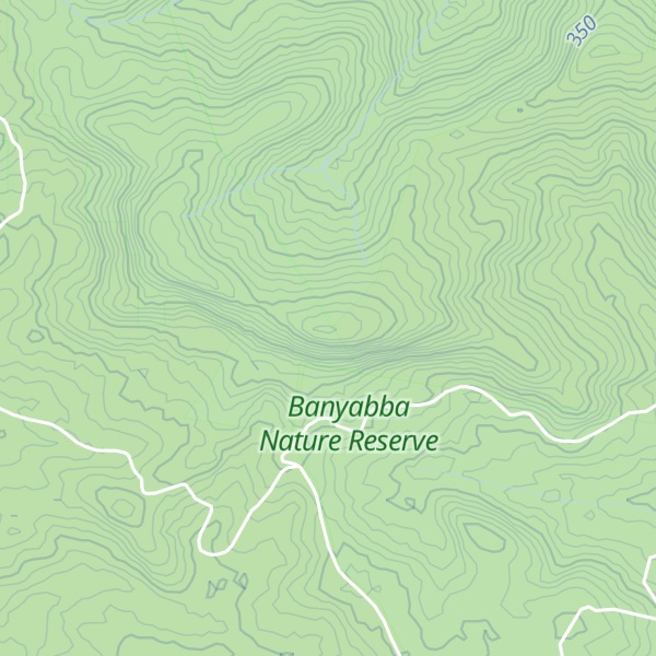 Map of Bluff Mountain