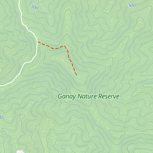 Map of Mount Gladstone