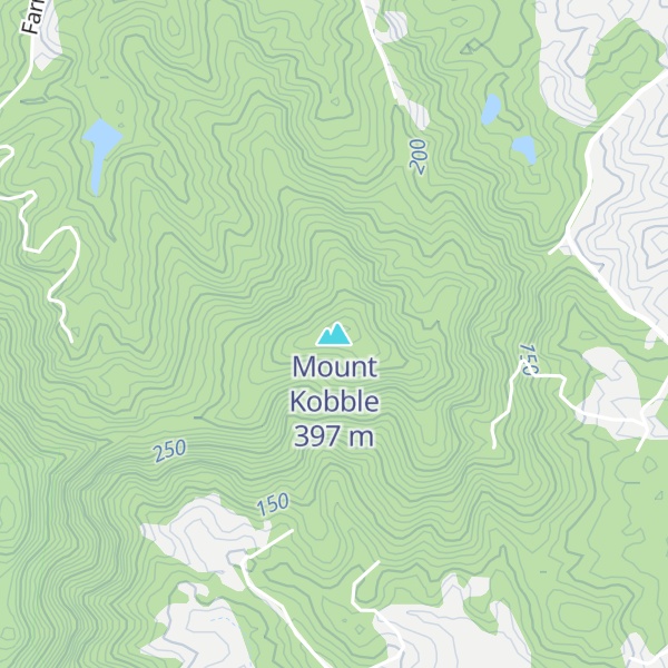 Map of Mount Kobble