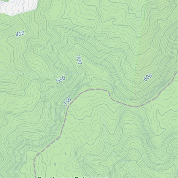 Map of Levers Plateau