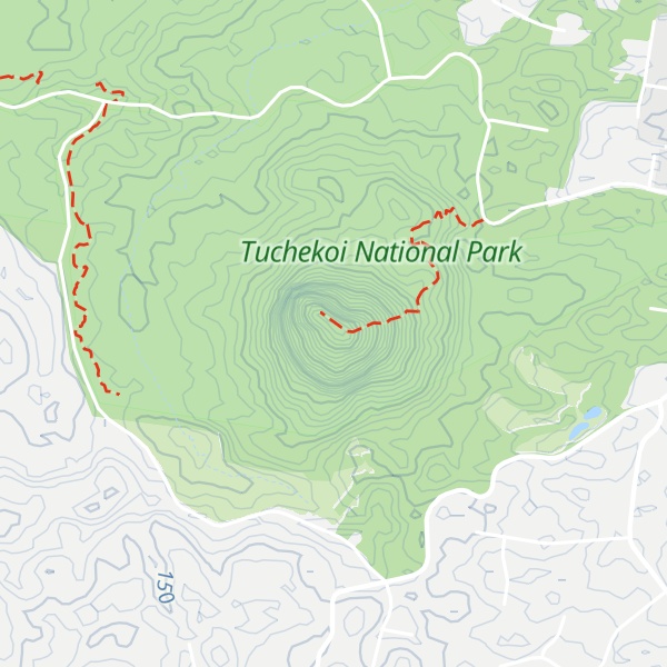 Map of Mount Cooroora