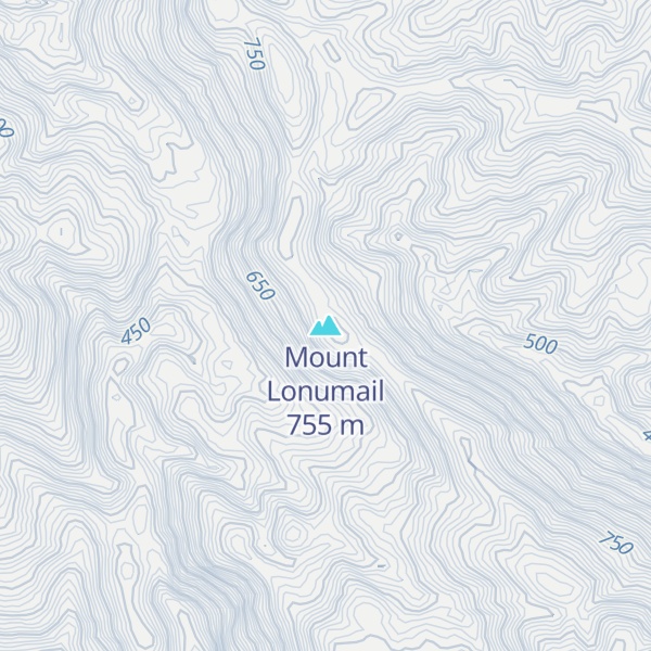 Map of Mount Lonumail