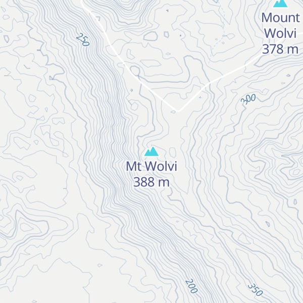 Map of Mt Wolvi