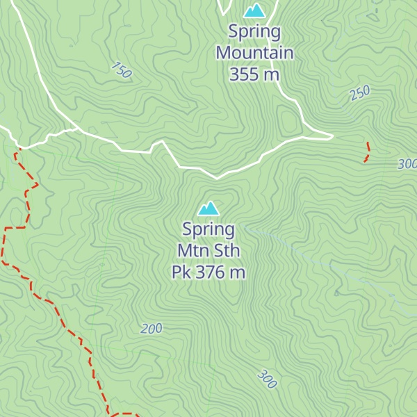 Map of Spring Mtn Sth Pk